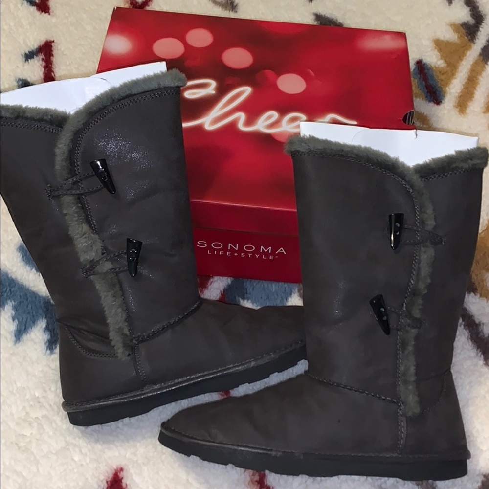 Sonoma fur Lined Boots sz 8